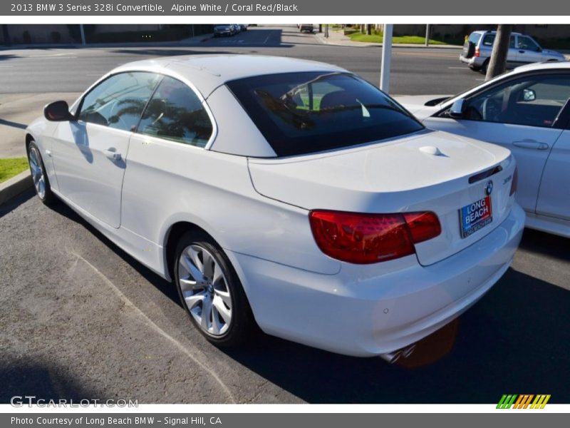 Alpine White / Coral Red/Black 2013 BMW 3 Series 328i Convertible