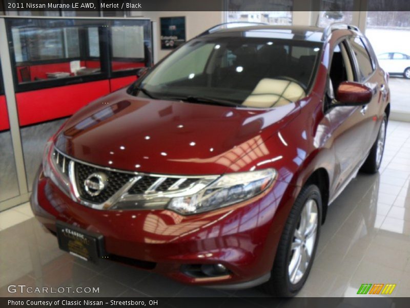 Merlot / Black 2011 Nissan Murano LE AWD