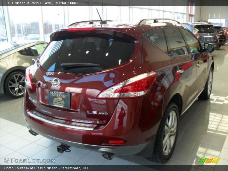 Merlot / Black 2011 Nissan Murano LE AWD