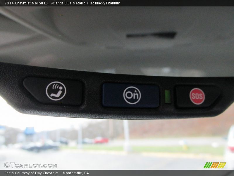 Atlantis Blue Metallic / Jet Black/Titanium 2014 Chevrolet Malibu LS