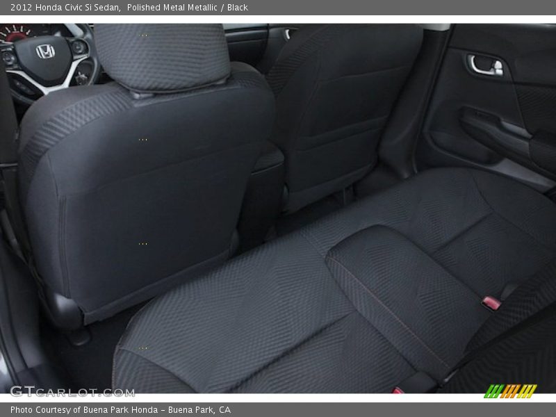 Polished Metal Metallic / Black 2012 Honda Civic Si Sedan