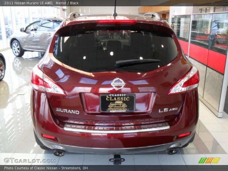 Merlot / Black 2011 Nissan Murano LE AWD