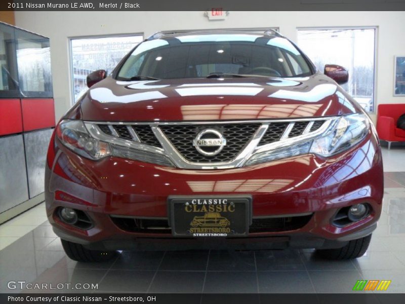 Merlot / Black 2011 Nissan Murano LE AWD