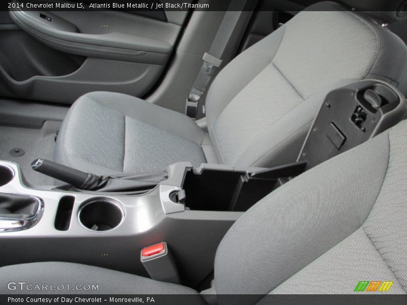 Atlantis Blue Metallic / Jet Black/Titanium 2014 Chevrolet Malibu LS