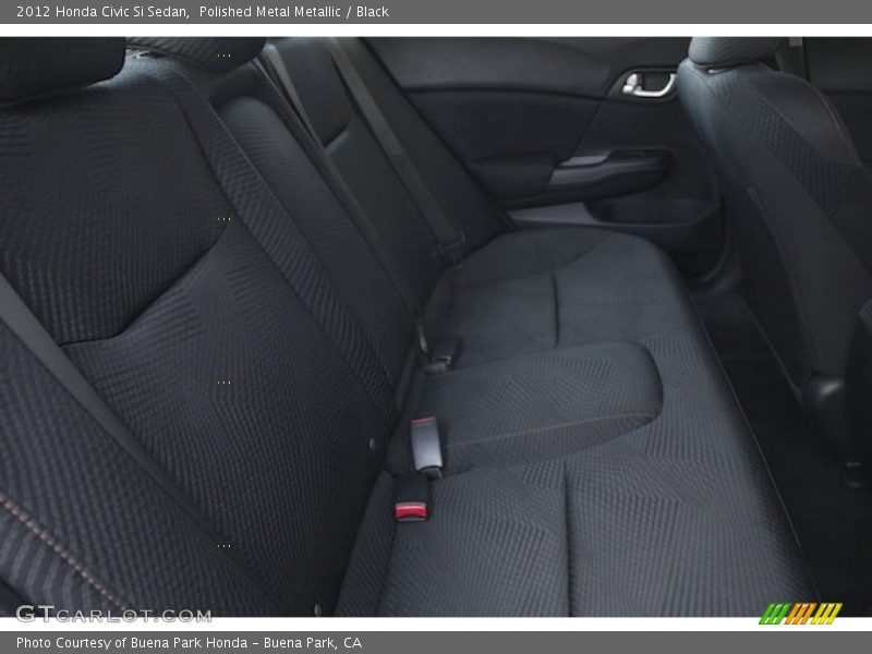 Polished Metal Metallic / Black 2012 Honda Civic Si Sedan