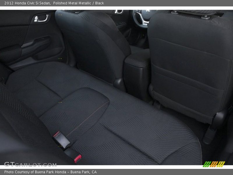 Polished Metal Metallic / Black 2012 Honda Civic Si Sedan