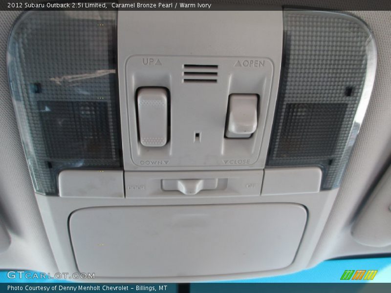 Caramel Bronze Pearl / Warm Ivory 2012 Subaru Outback 2.5i Limited