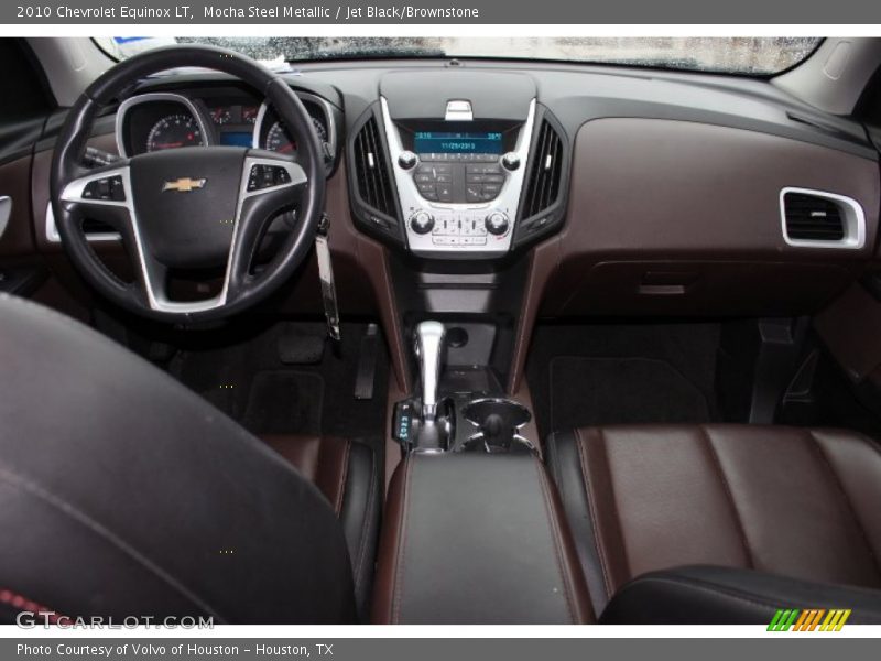 Mocha Steel Metallic / Jet Black/Brownstone 2010 Chevrolet Equinox LT