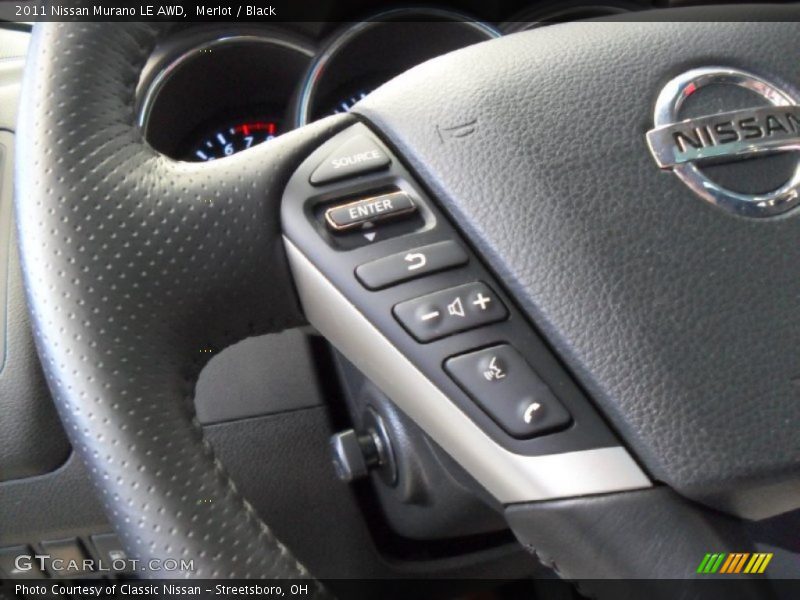 Merlot / Black 2011 Nissan Murano LE AWD