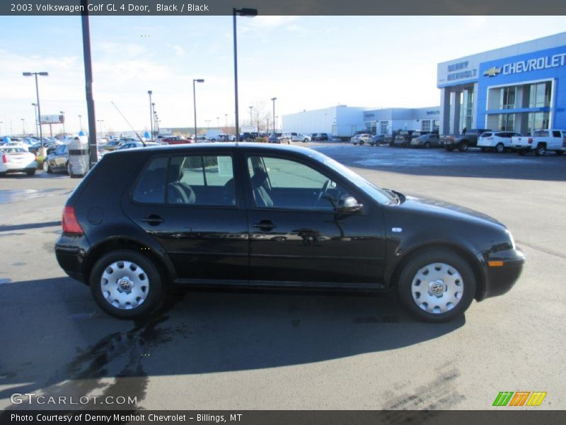 Black / Black 2003 Volkswagen Golf GL 4 Door