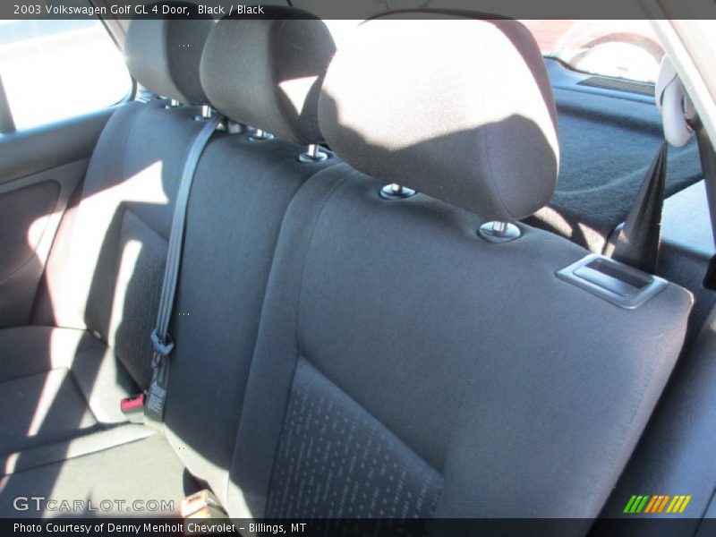Black / Black 2003 Volkswagen Golf GL 4 Door