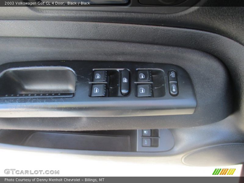 Black / Black 2003 Volkswagen Golf GL 4 Door