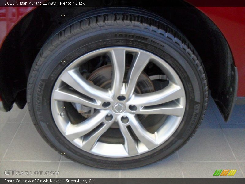 Merlot / Black 2011 Nissan Murano LE AWD