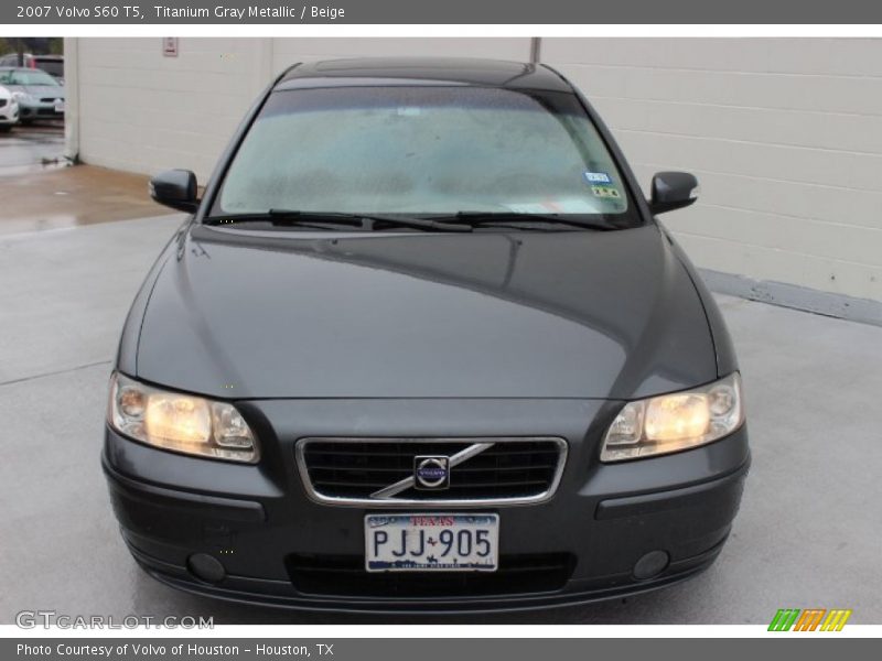 Titanium Gray Metallic / Beige 2007 Volvo S60 T5