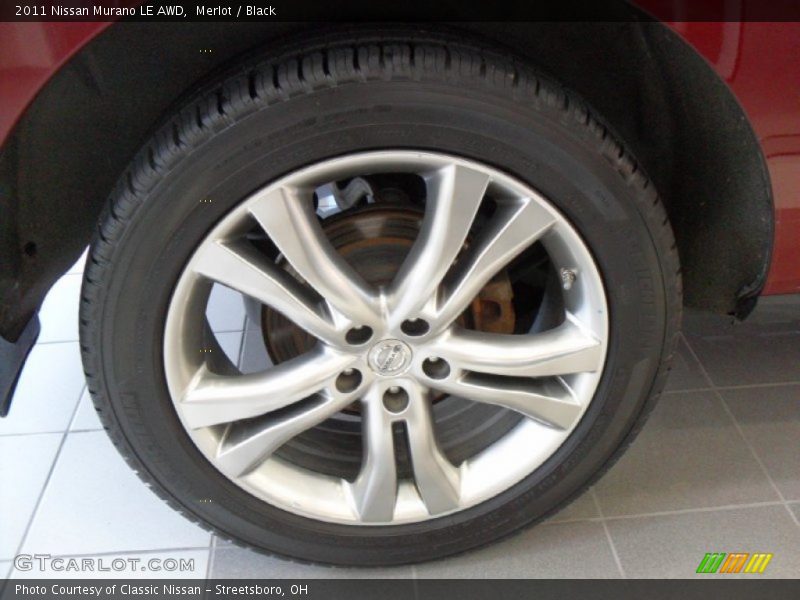 Merlot / Black 2011 Nissan Murano LE AWD