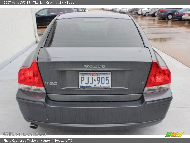 Titanium Gray Metallic / Beige 2007 Volvo S60 T5