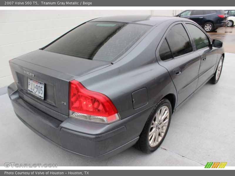 Titanium Gray Metallic / Beige 2007 Volvo S60 T5