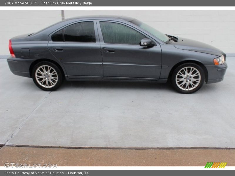 Titanium Gray Metallic / Beige 2007 Volvo S60 T5