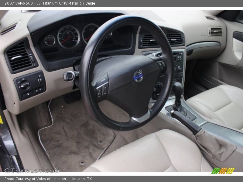  2007 S60 T5 Beige Interior