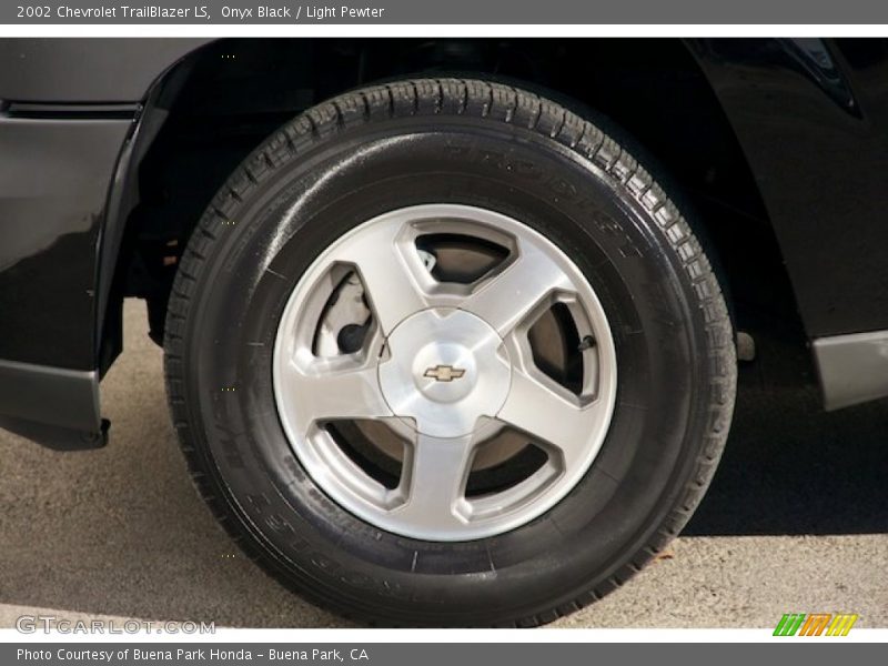 Onyx Black / Light Pewter 2002 Chevrolet TrailBlazer LS