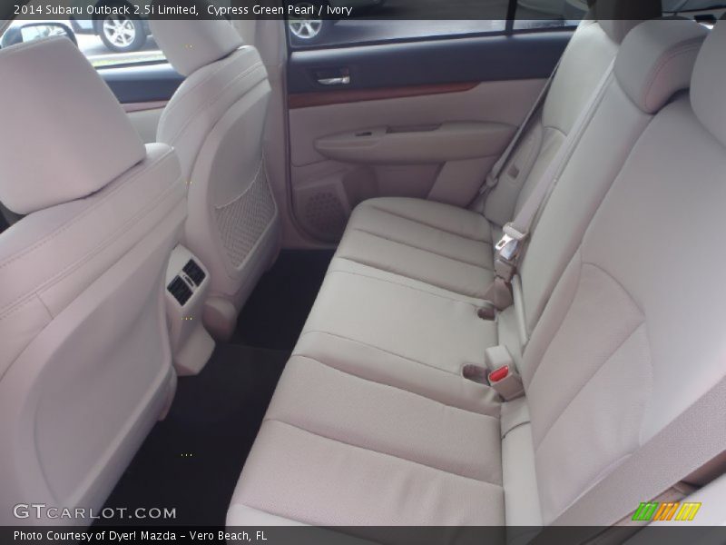 Cypress Green Pearl / Ivory 2014 Subaru Outback 2.5i Limited