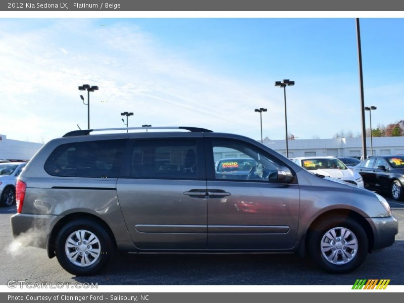 Platinum / Beige 2012 Kia Sedona LX