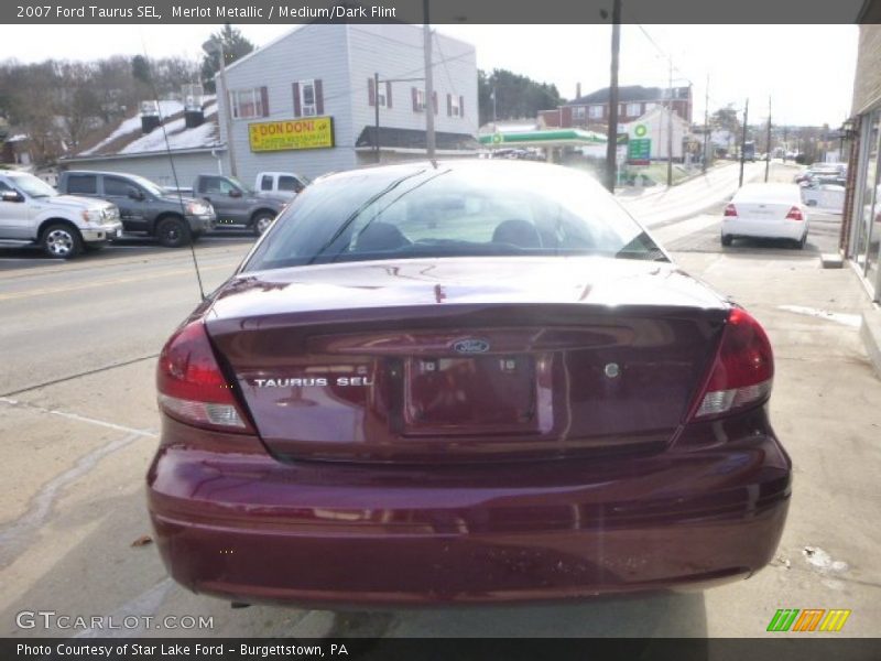 Merlot Metallic / Medium/Dark Flint 2007 Ford Taurus SEL