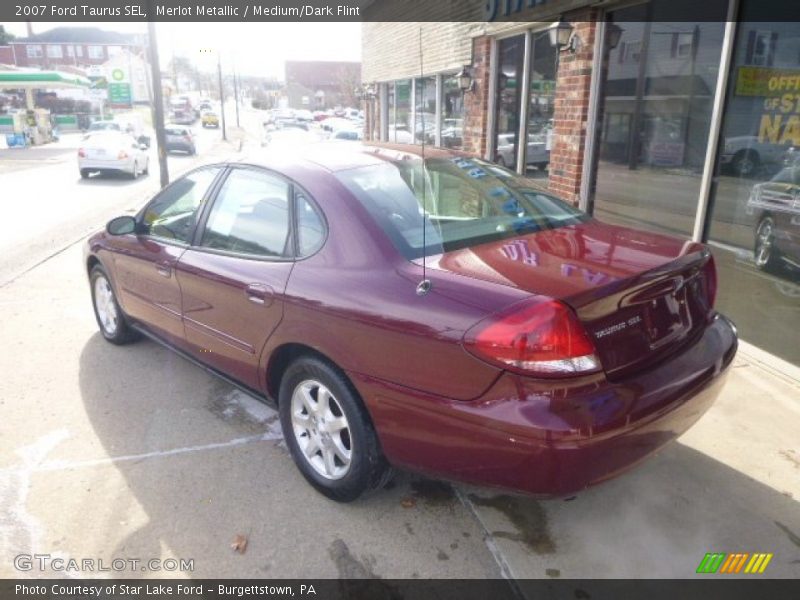 Merlot Metallic / Medium/Dark Flint 2007 Ford Taurus SEL