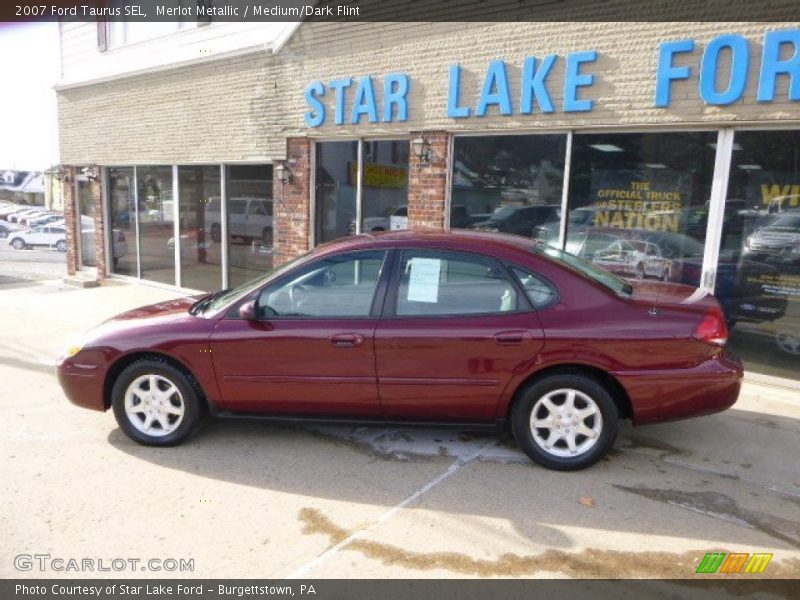 Merlot Metallic / Medium/Dark Flint 2007 Ford Taurus SEL
