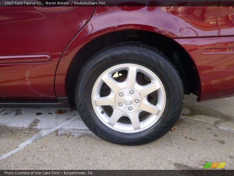 Merlot Metallic / Medium/Dark Flint 2007 Ford Taurus SEL