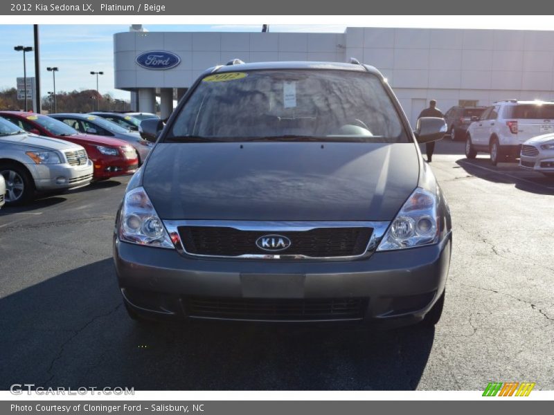Platinum / Beige 2012 Kia Sedona LX