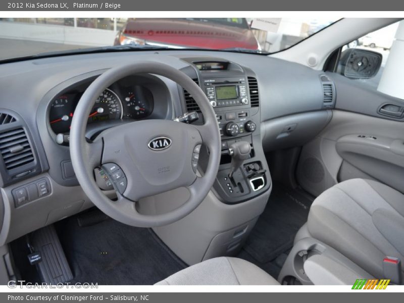 Platinum / Beige 2012 Kia Sedona LX
