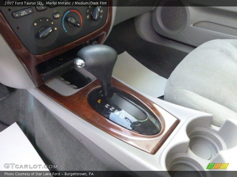 Merlot Metallic / Medium/Dark Flint 2007 Ford Taurus SEL