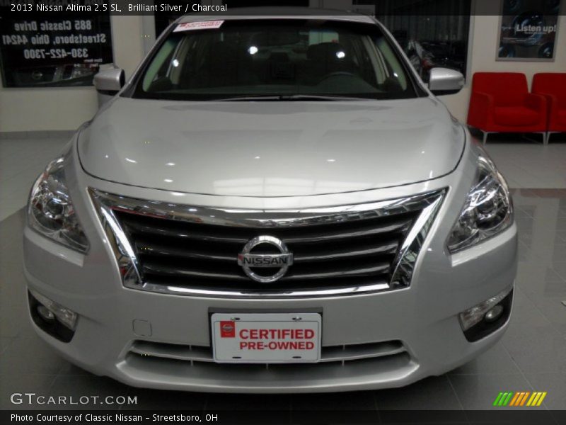 Brilliant Silver / Charcoal 2013 Nissan Altima 2.5 SL