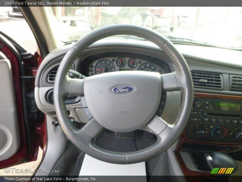 Merlot Metallic / Medium/Dark Flint 2007 Ford Taurus SEL