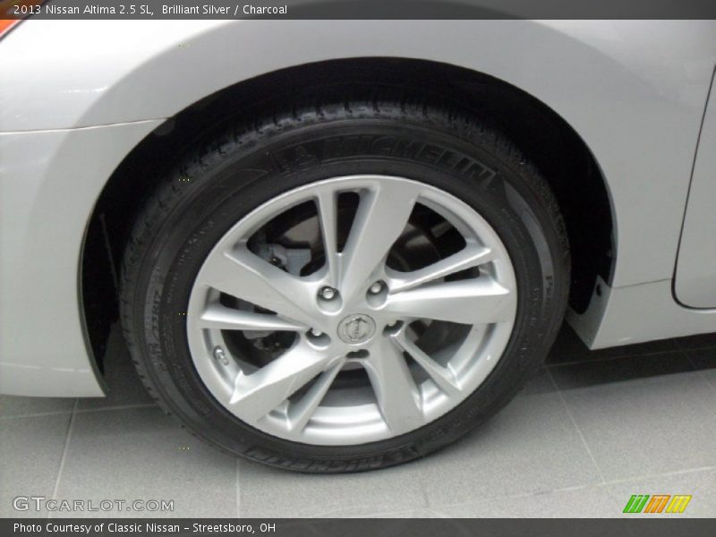 Brilliant Silver / Charcoal 2013 Nissan Altima 2.5 SL