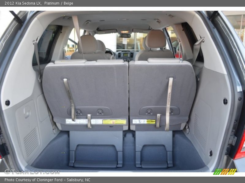 Platinum / Beige 2012 Kia Sedona LX