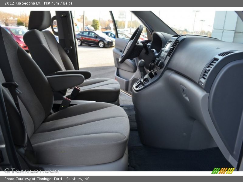 Platinum / Beige 2012 Kia Sedona LX