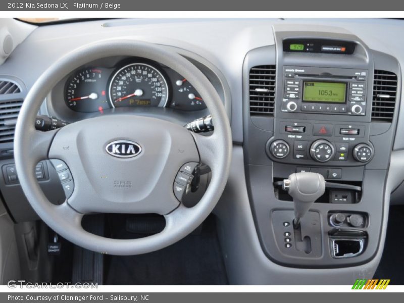 Platinum / Beige 2012 Kia Sedona LX