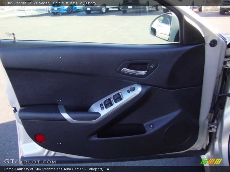 Gold Mist Metallic / Ebony 2009 Pontiac G6 V6 Sedan
