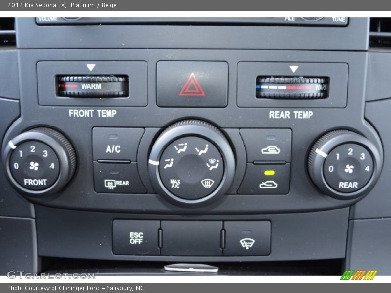 Platinum / Beige 2012 Kia Sedona LX