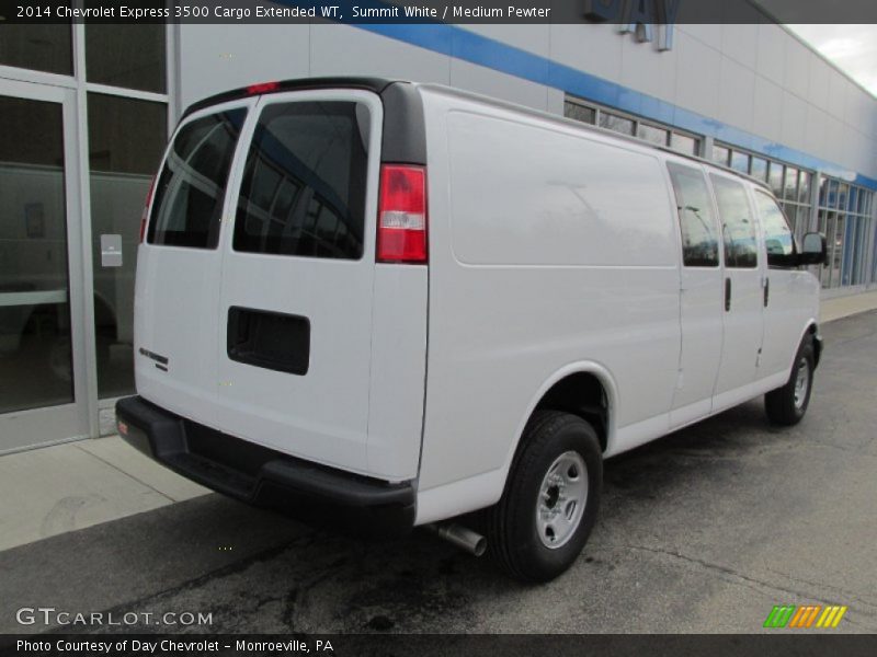 Summit White / Medium Pewter 2014 Chevrolet Express 3500 Cargo Extended WT
