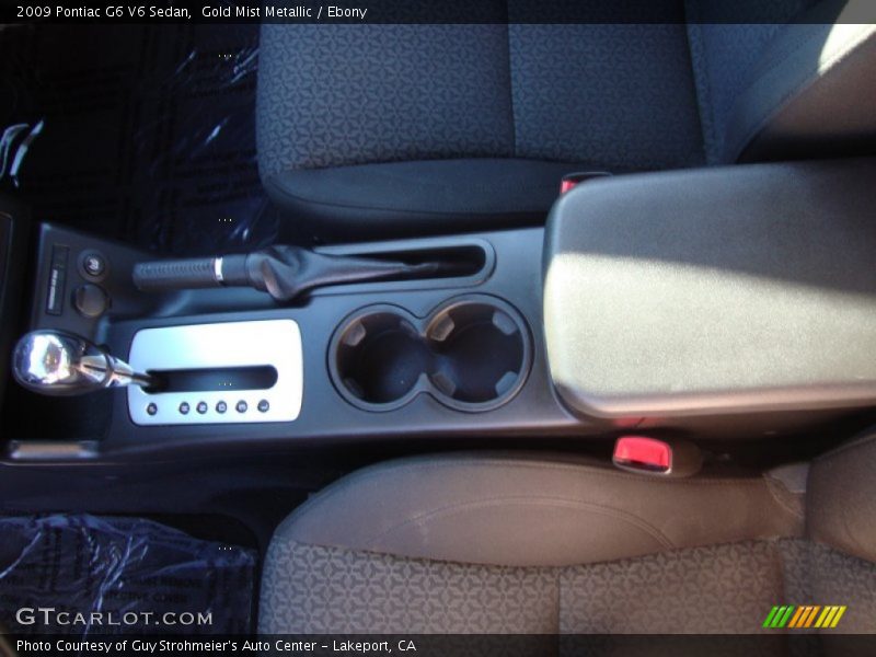 Gold Mist Metallic / Ebony 2009 Pontiac G6 V6 Sedan