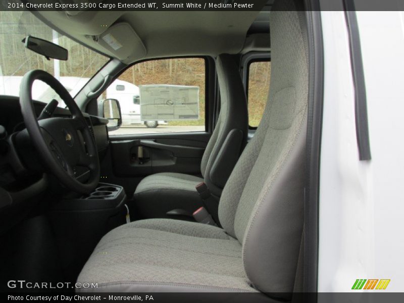Summit White / Medium Pewter 2014 Chevrolet Express 3500 Cargo Extended WT