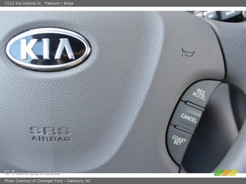 Platinum / Beige 2012 Kia Sedona LX