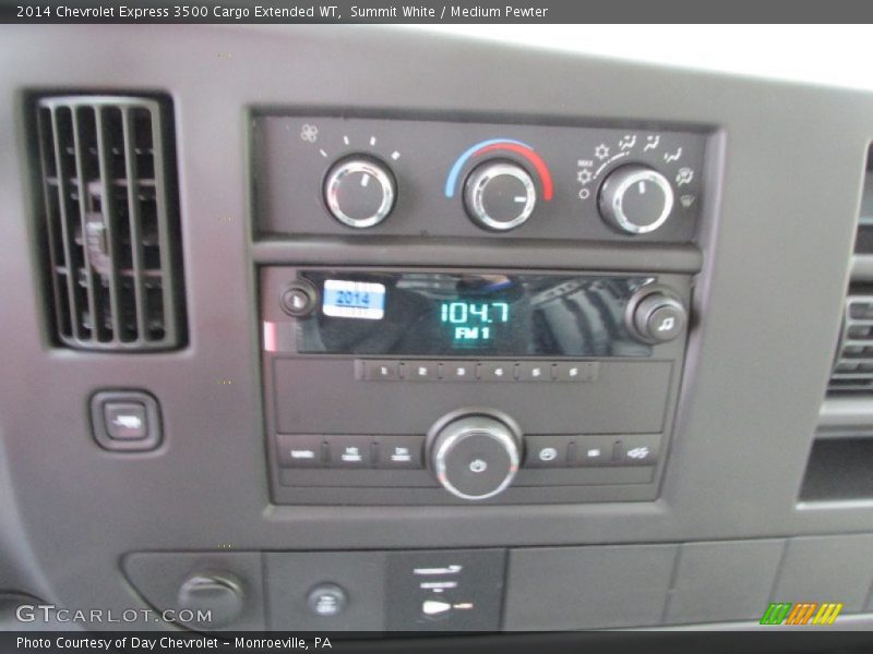 Summit White / Medium Pewter 2014 Chevrolet Express 3500 Cargo Extended WT