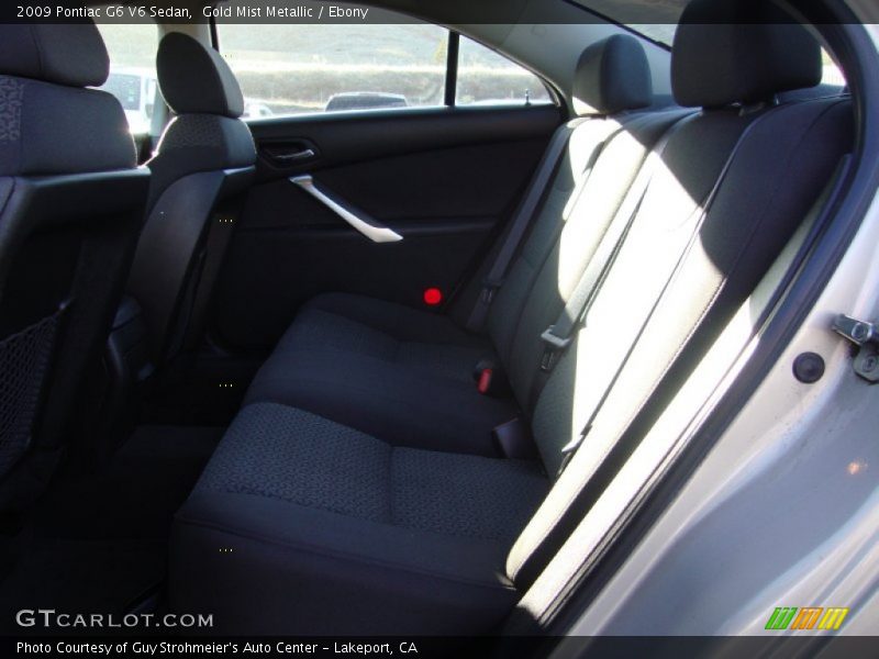 Gold Mist Metallic / Ebony 2009 Pontiac G6 V6 Sedan