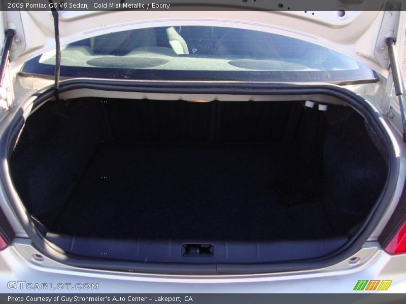 Gold Mist Metallic / Ebony 2009 Pontiac G6 V6 Sedan