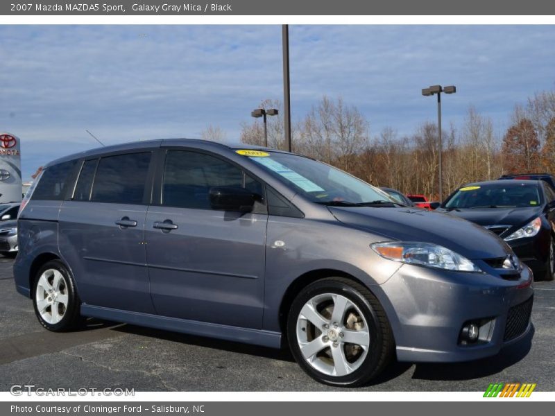 Galaxy Gray Mica / Black 2007 Mazda MAZDA5 Sport