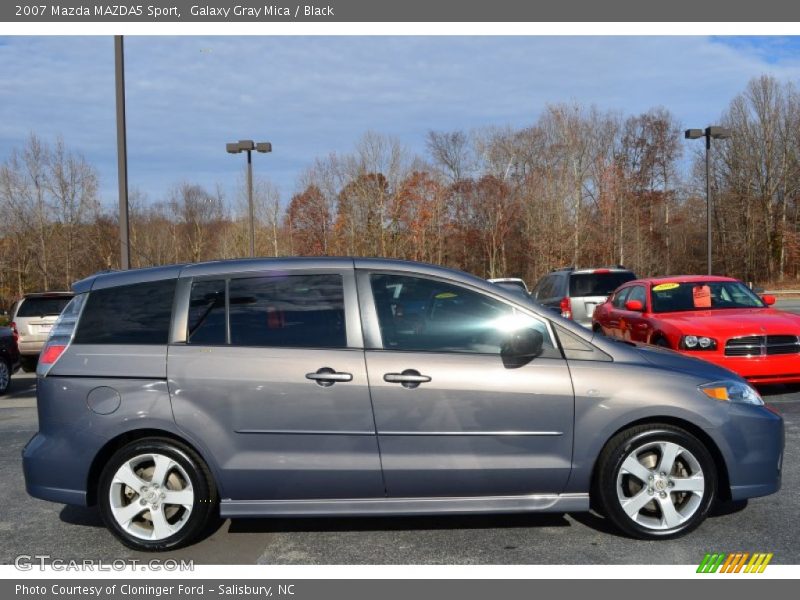 Galaxy Gray Mica / Black 2007 Mazda MAZDA5 Sport